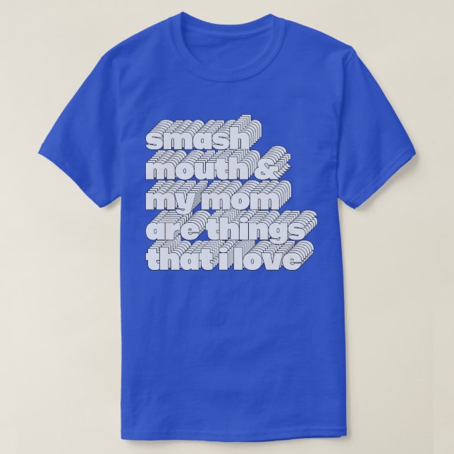 Camiseta Design do Smash Mouth Memory (Frente do Design)