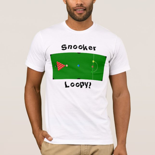 Camiseta Design do Snooker (Frente)