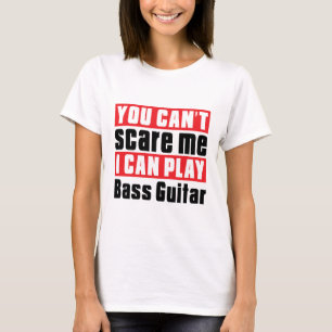 Camiseta Design do susto da guitarra baixa