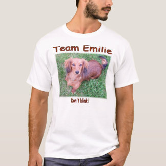 Camiseta Design do t-shirt de Emilie da equipe