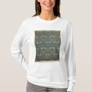 Camiseta Design do tecido da pomba e do Rose, c.1879