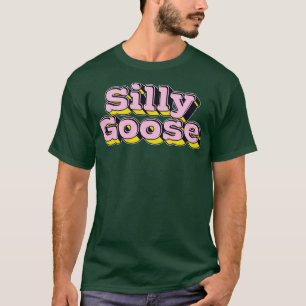 Camiseta Design do tórax do ganso do bobo