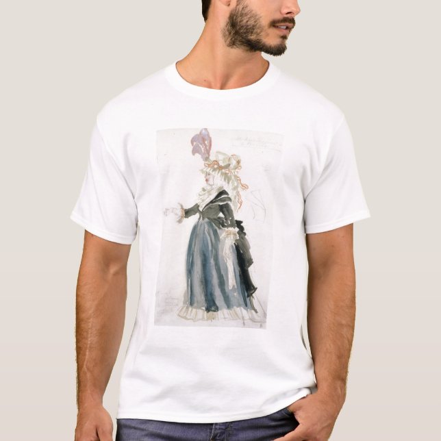 Camiseta Design do traje para "Misa Sert" como 'o la da (Frente)