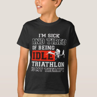 Camiseta design do triathlon