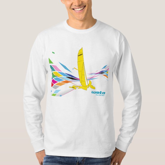 Camiseta Design do Trimaran de Weta no t-shirt da (Frente)