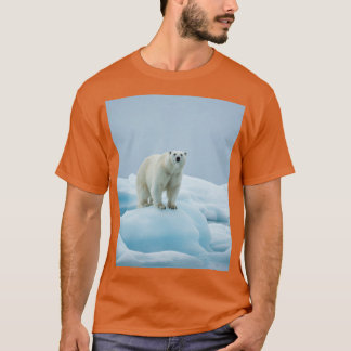 Camiseta Design do Urso Polar do Ártico Majestoso