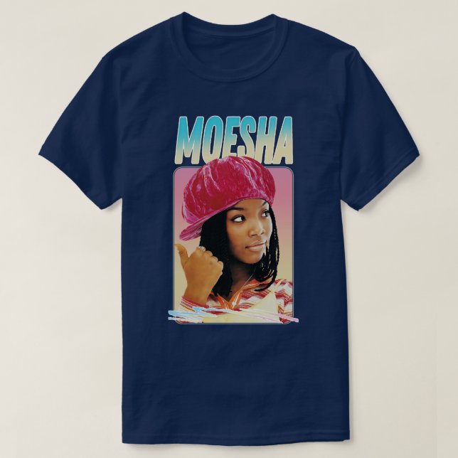 Camiseta Design do ventilador do estilo Moesha 90s (Frente do Design)