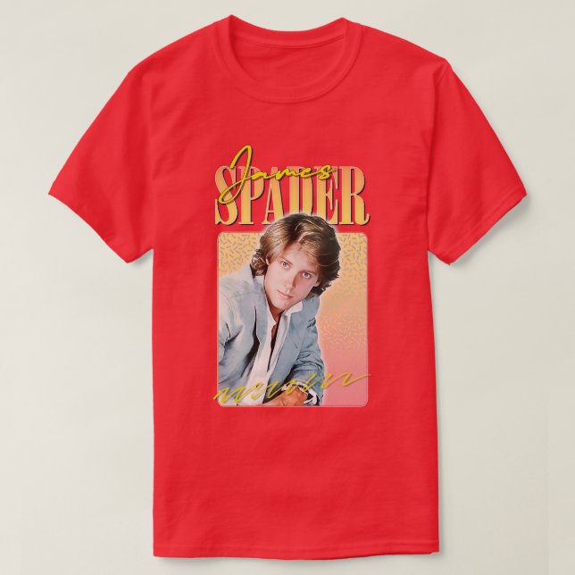 Camiseta Design do Ventilador do Estilo Retro James Spader  (Frente do Design)