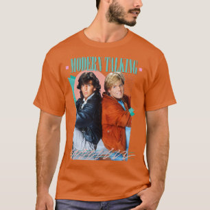 Camiseta Design do ventilador dos anos 80 com conversação m