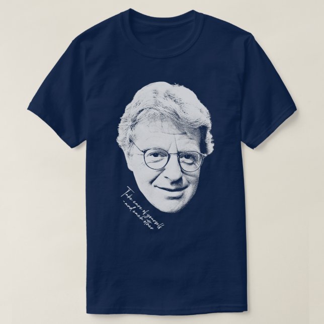 Camiseta Design do ventilador retro Jerry Springer (Frente do Design)