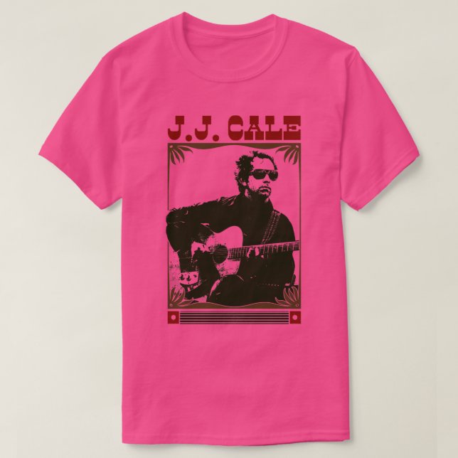 Camiseta Design do ventilador retrorreflector JJ Cale (Frente do Design)