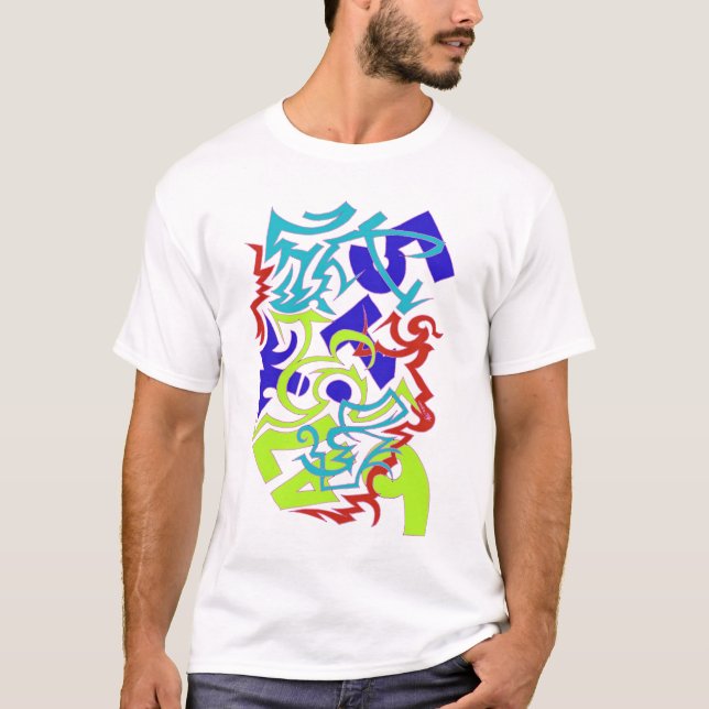 Camiseta Design dos grafites de YA (Frente)