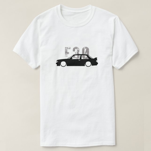 Camiseta Design E30 Car T-Shirt (Frente do Design)