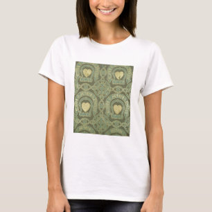 Camiseta Design eclesiástico do papel de parede do motivo