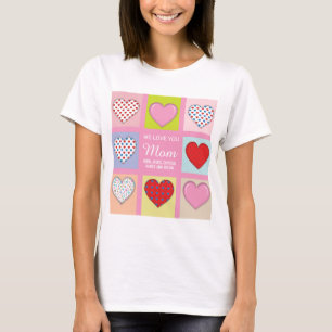 Camiseta Design Elegante e Carinhoso para o Dia das Mães