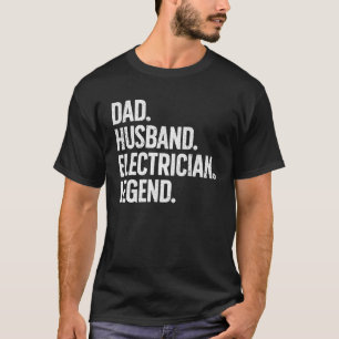 Camiseta Design Elétrico Engraçado Para Elétrica Pai De Mar