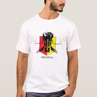 Camiseta Design em vermelho e amarelo