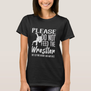 Camiseta Design Engraçada Para Rapazes Não Alimente