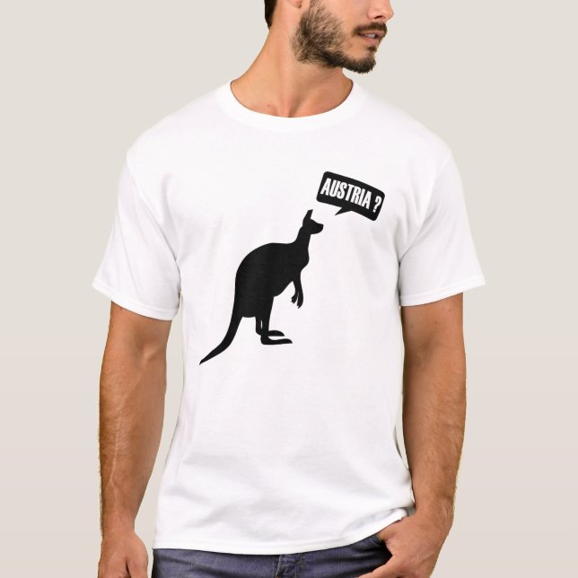 Camiseta Design engraçado da Austrália (Frente)