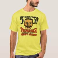 Design engraçado da cara de Coney Island do