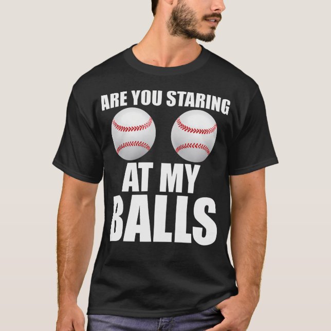 Camiseta Design Engraçado de Beisebol (Frente)