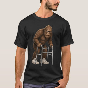 Camiseta Design engraçado de Bigfoot Sasquatch Walker envel