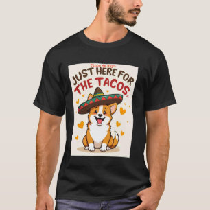 Camiseta Design engraçado de Corgi para o Cinco De Mayo por