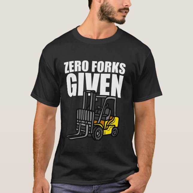 Camiseta Design Engraçado De Forquilha Para Homens, Para A  (Frente)