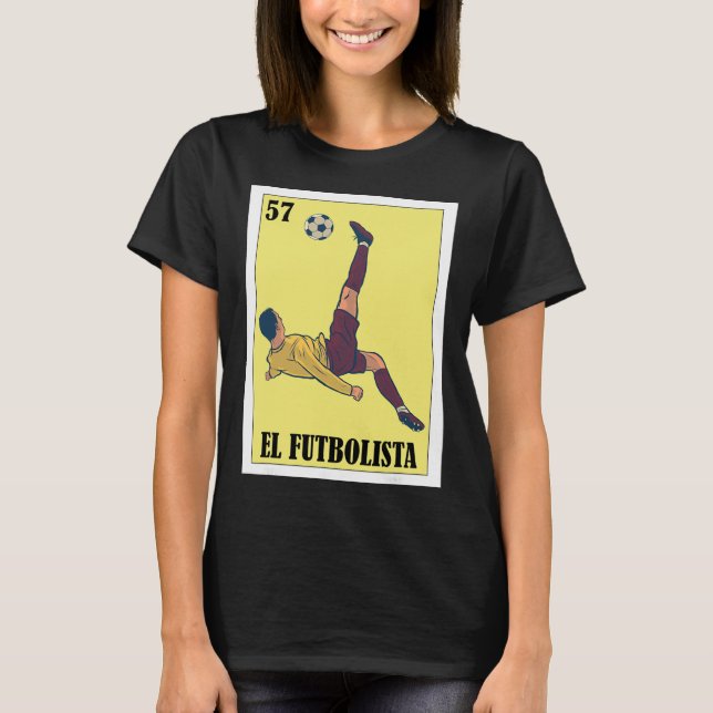 Camiseta Design engraçado de futebol mexicano - El Futbolis (Frente)