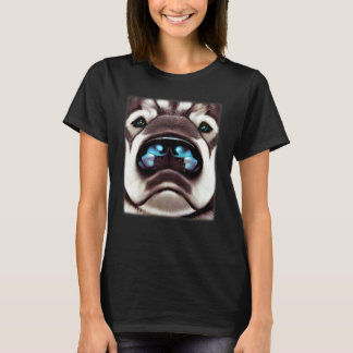 Camiseta design engraçado de Husky impressão de cachorro ar