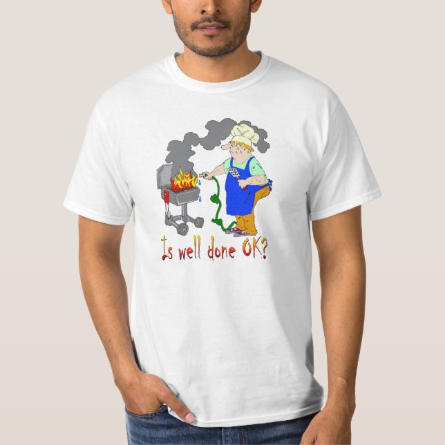 Camiseta Design engraçado do assado - é a APROVAÇÃO bem (Frente)