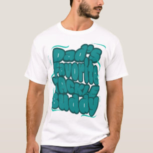 Camiseta Design Engraçado do Isca Favorita do Papai