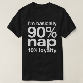 Camiseta Design Engraçado e Sarcástico para Cães Preguiçoso