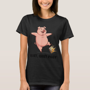 Camiseta Design engraçado e silencioso meme político anti-t