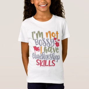 Camiseta Design Engraçado Não sou Chefe Tenho Capacidade