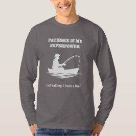 Camiseta Design engraçado para a pesca e amantes de cerveja