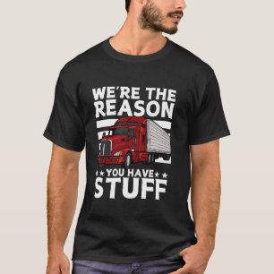Camiseta Design Engraçado Para Homens Mulheres Semi Truck D