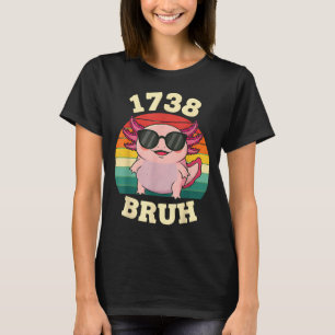 Camiseta design engraçado retro meme de axolotl 1738