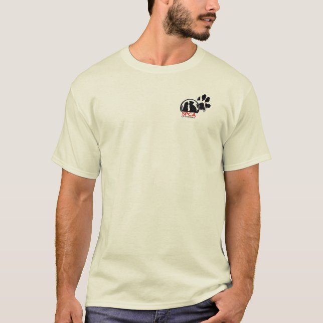 Camiseta Design Especial para a SPCA de Brevard  (Frente)