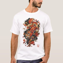 Design Espirito da Raposa Japonesa Kitsune de Outo