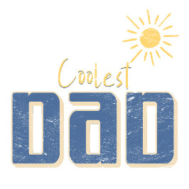 Camiseta Design estético do Pai mais frio