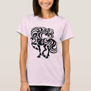 Camiseta Design extravagante do cavalo