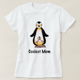 Camiseta Design Família de Pinguins da Mamãe Mais Legal