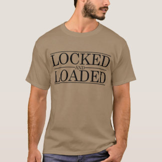 Camiseta Design fechado e carregado da castidade