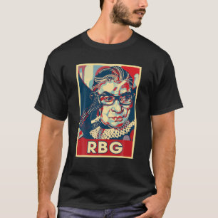 Camiseta Design Feminista Vintage Ruth Bader Ginsburg RBG G