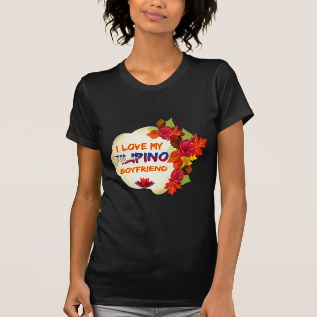 Camiseta Design filipino do namorado (Frente)