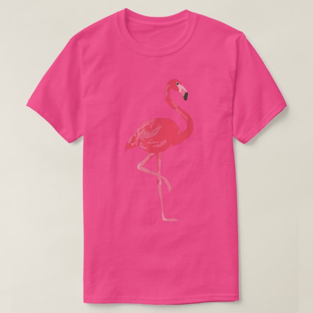 Camiseta Design Flamingo rosa (Frente do Design)
