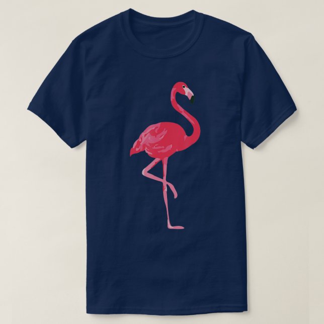 Camiseta Design Flamingo rosa (Frente do Design)