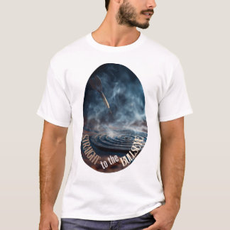 Camiseta Design fléchette fumée Straight to the Bullseye