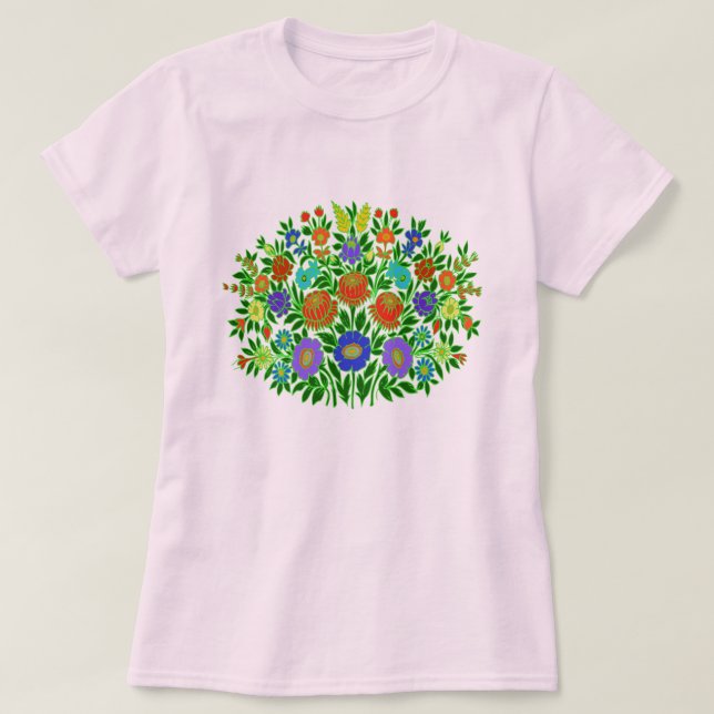 Camiseta Design Floral #2 (Frente do Design)